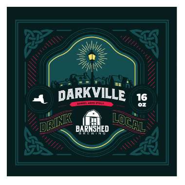 Darkville print design